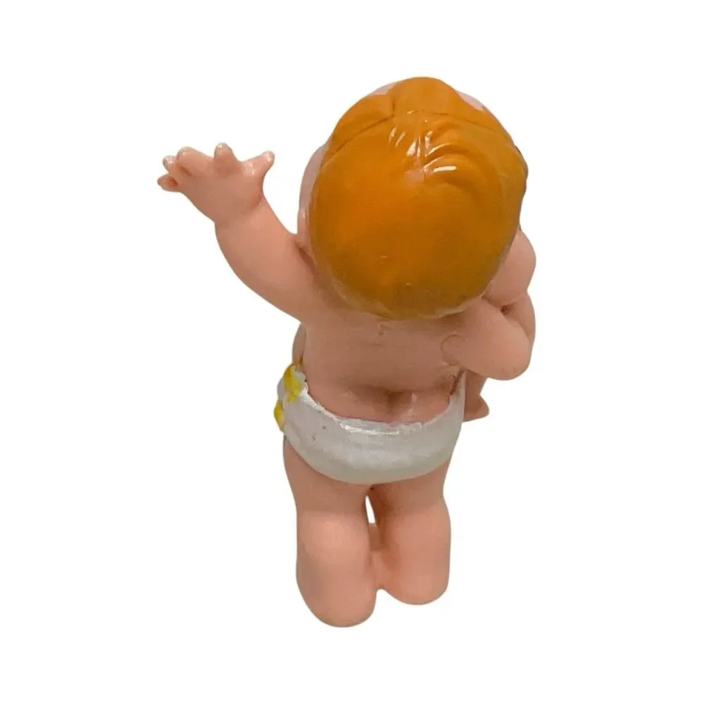 Vintage 1991 Galoob‎ Magic Diaper Babies Holding Baby PVC Toy Doll Figure
